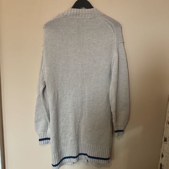 Wilfred Free Gray Merino Wool Velzen Cardigan Oversized Sweater - Picture 9 of 10